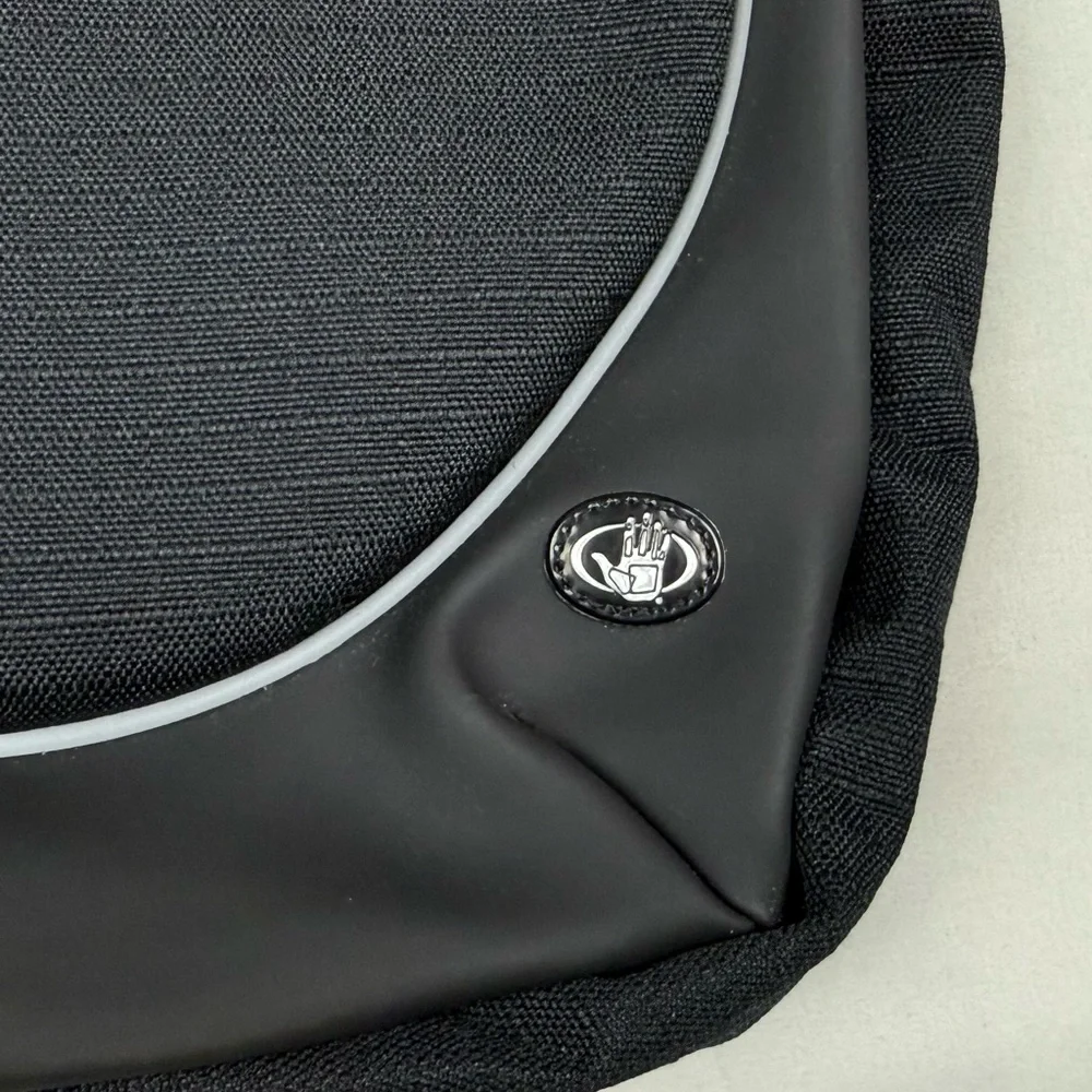Vtg Cingular Wireless Cross Body Bag Y2K Black Ripstop NWOT